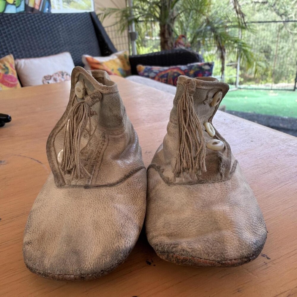The Unbranded Brand Kids' Cream First-shoes-baby-shoes - Picture 3 of 7